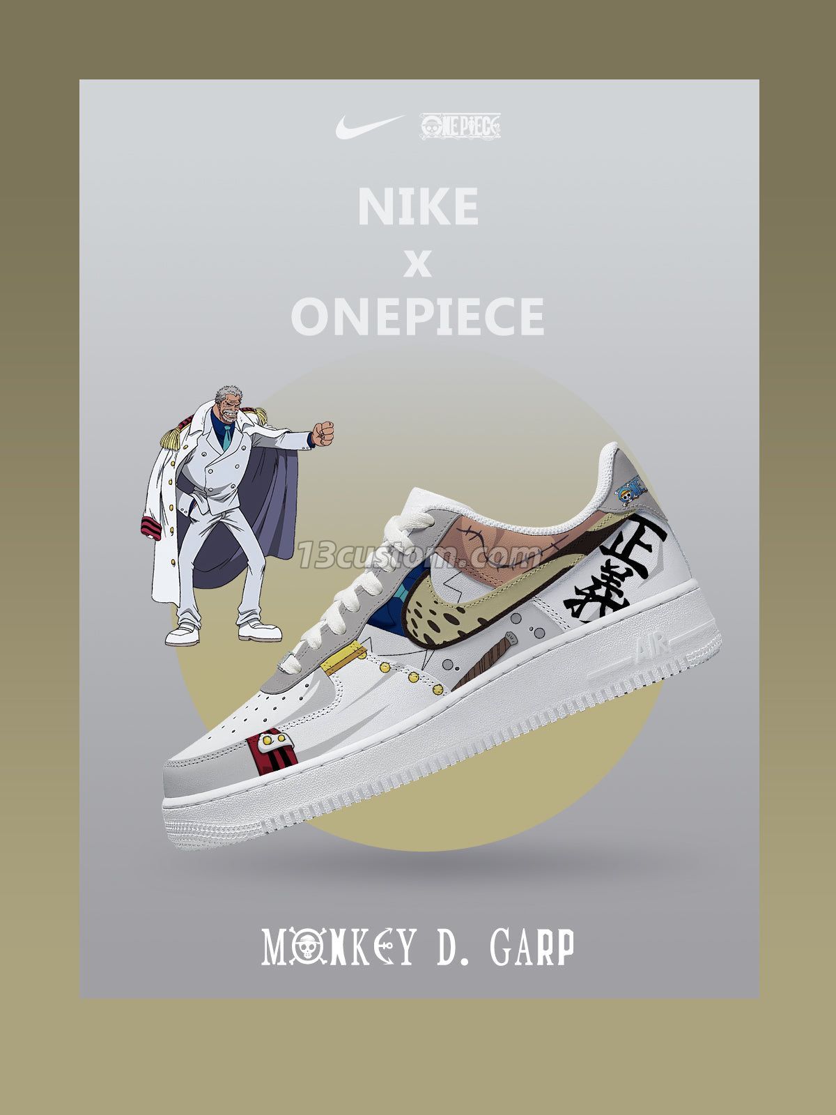 AF1 航海王-卡普 V1 客製化運動鞋 主圖