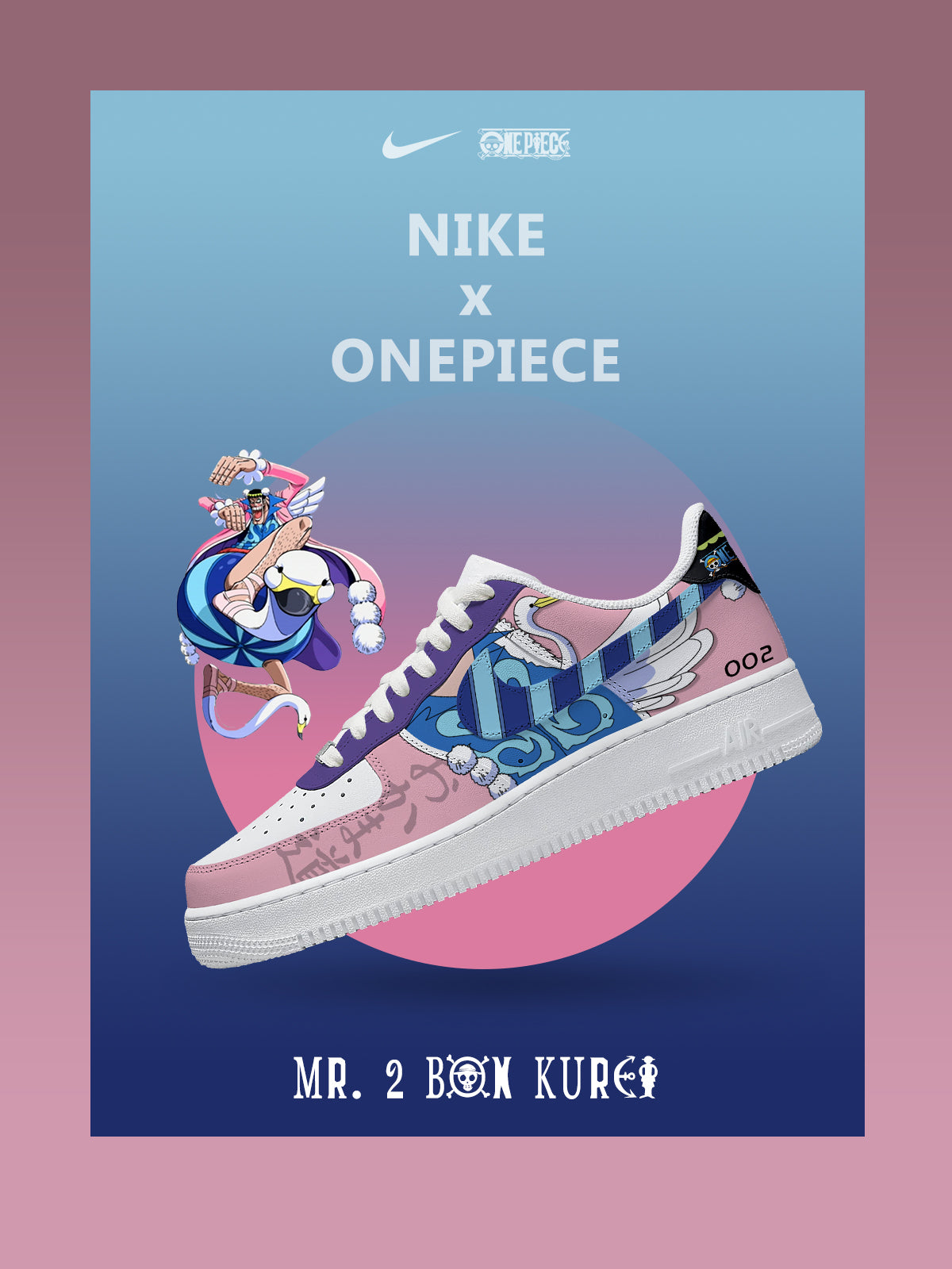 Mr. 2 Bon Kurei V.1 Custom Sneakers
