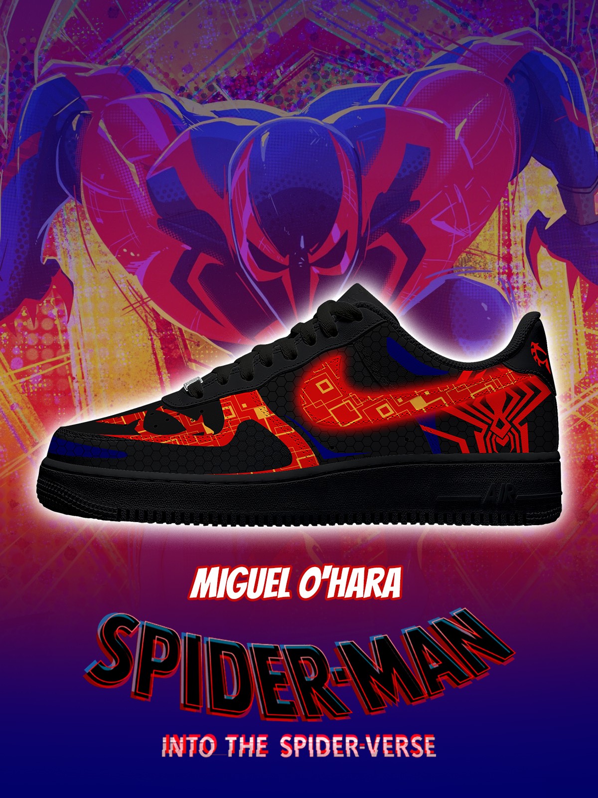 Miguel O'Hara V.1 Custom Sneakers - 13custom