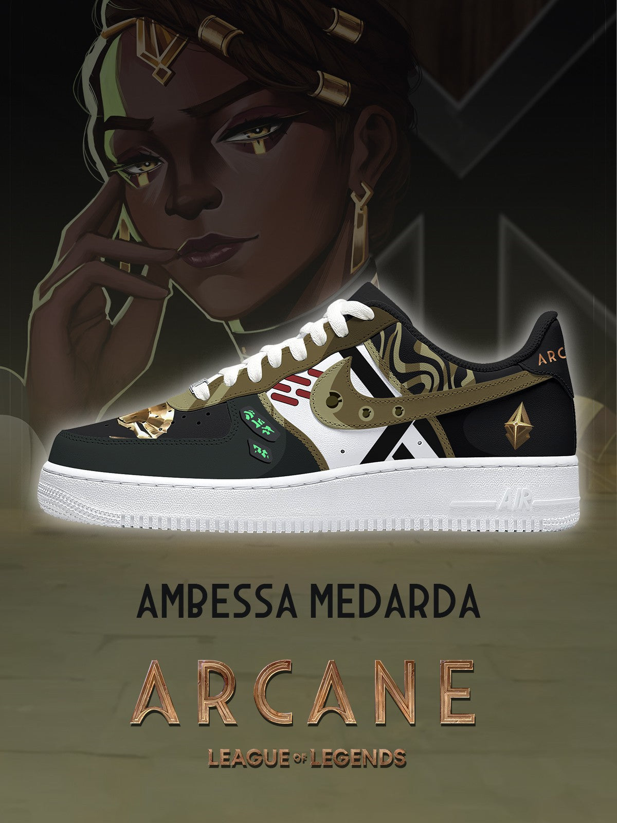 Ambessa Medarda V.1 Custom Sneakers - 13custom