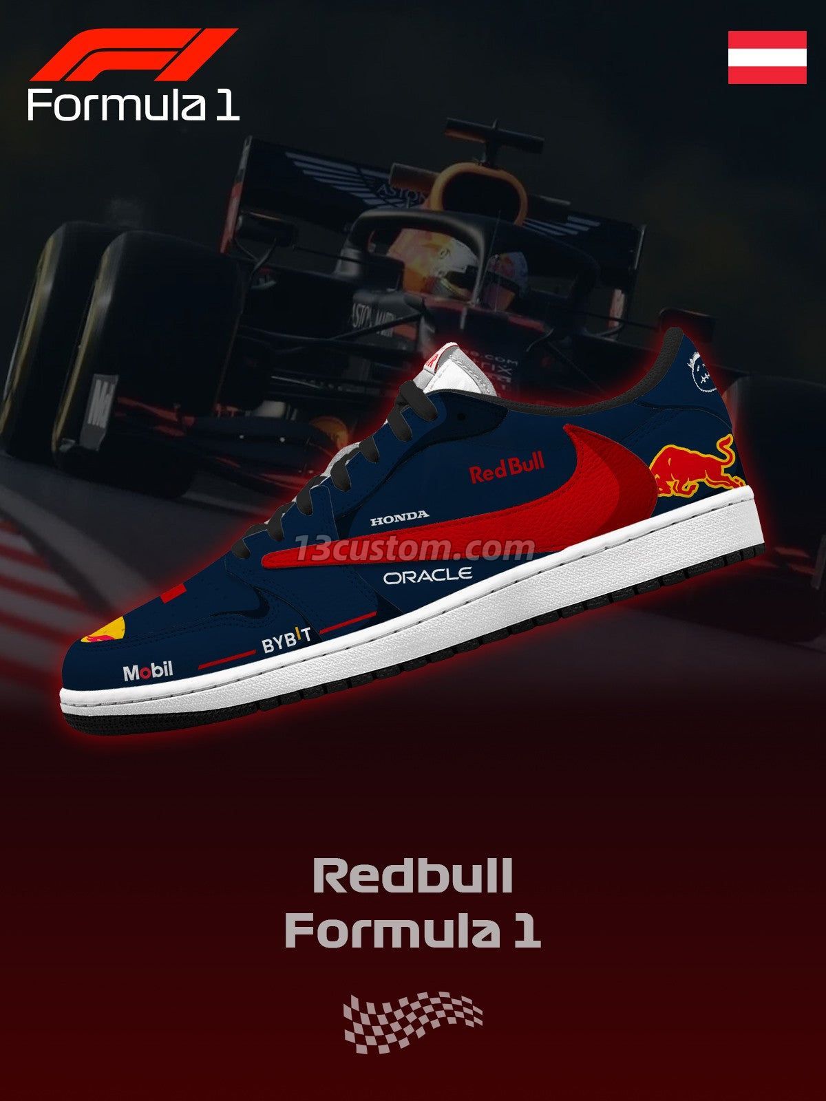 倒鉤TS RB F.1客製化 倒鉤低幫 運動鞋-V1款