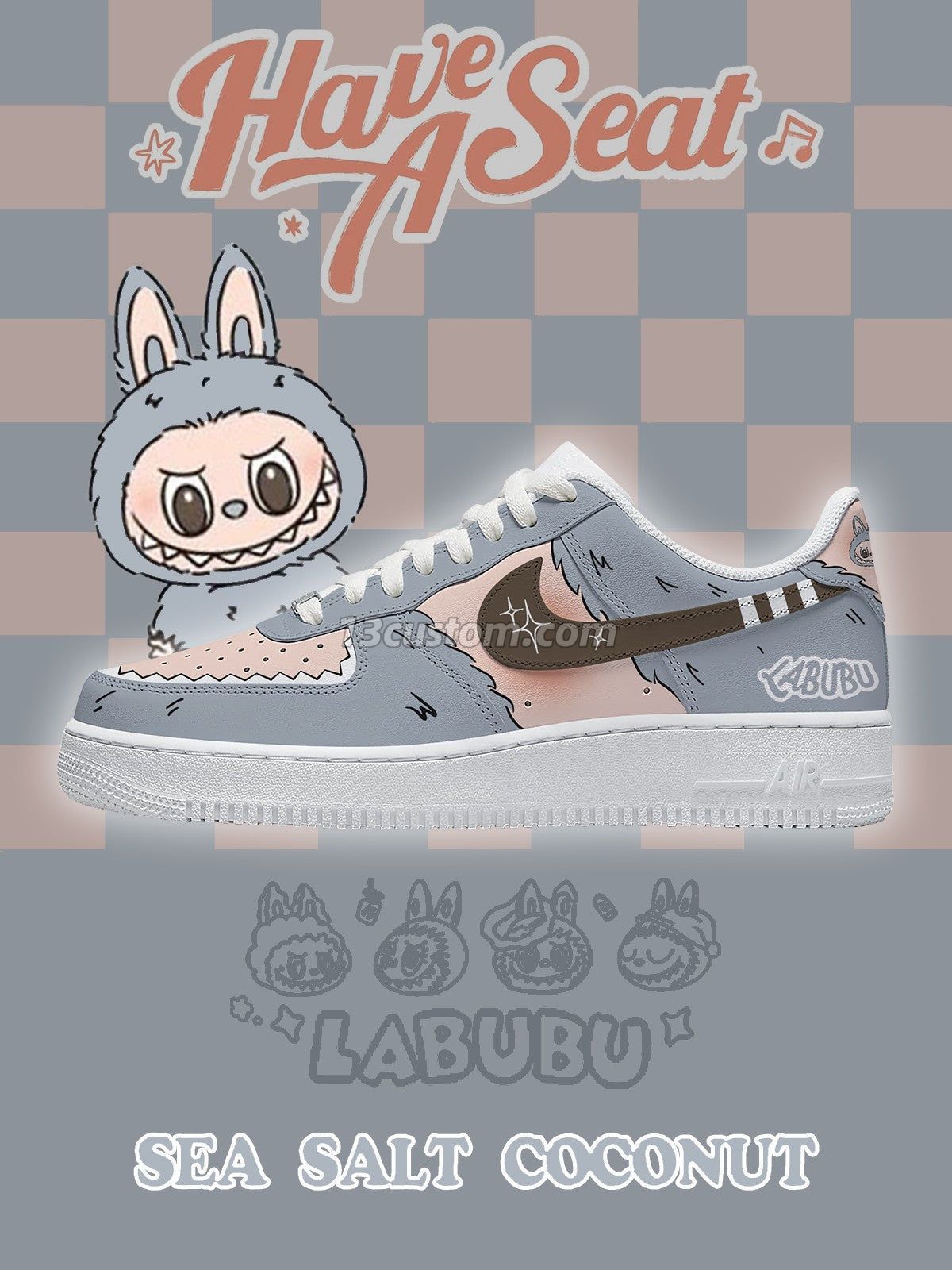 AF1 Sea Salt Coconut客製化運動鞋-V2款