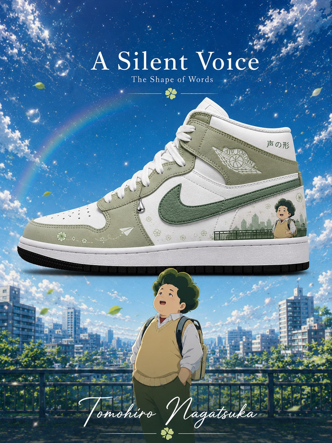 Tomohiro Nagatsuka V.1 Custom High-Top Sneakers