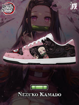 Nezuko Kamado V.3 Custom Court-Low Sneakers - 13custom