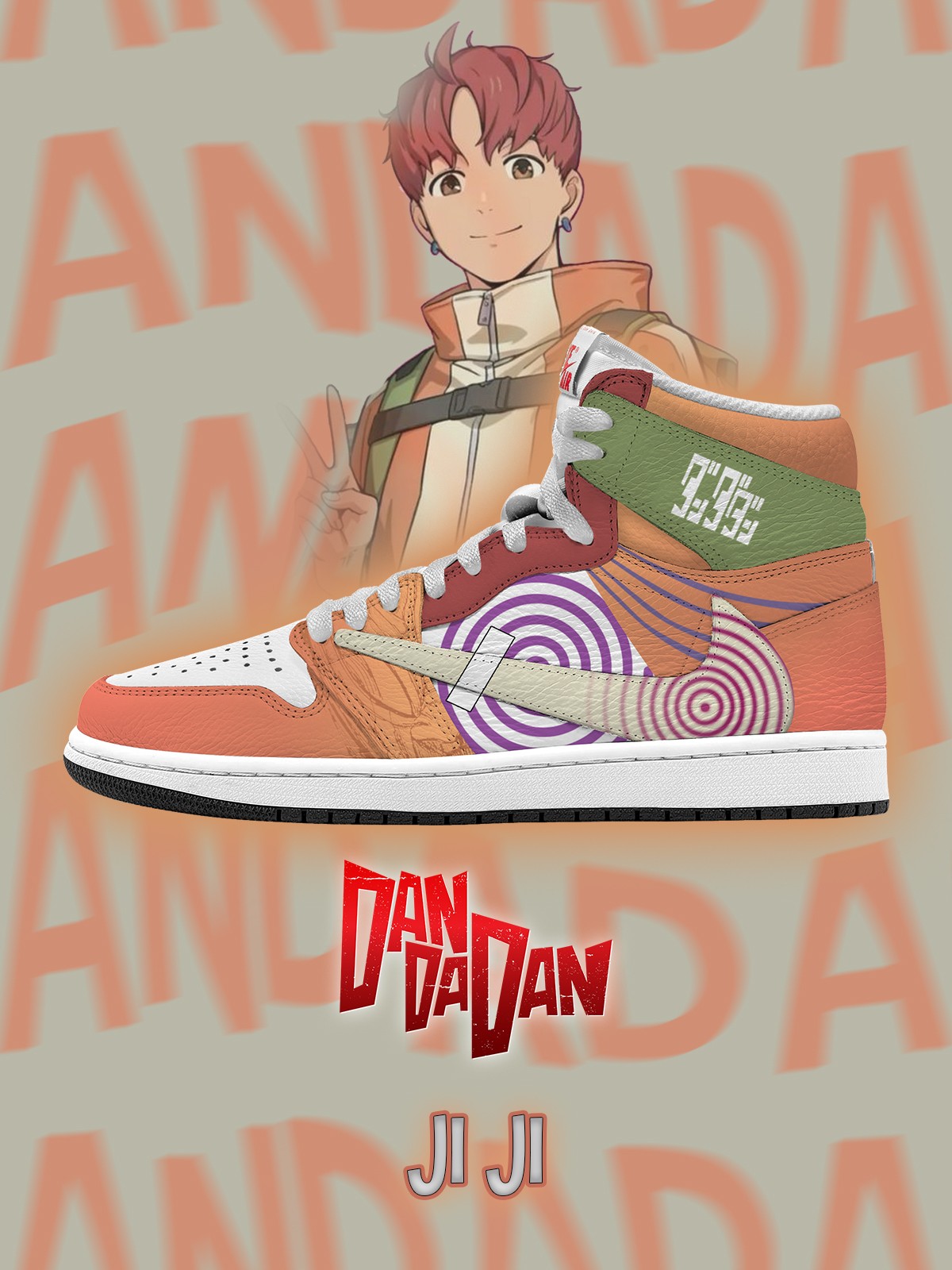Ji Ji V.1 Custom TS High Sneakers - 13custom