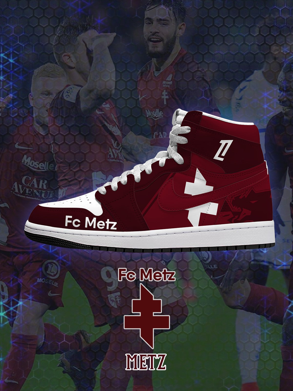 Metz V.1 Custom High-Top Sneakers