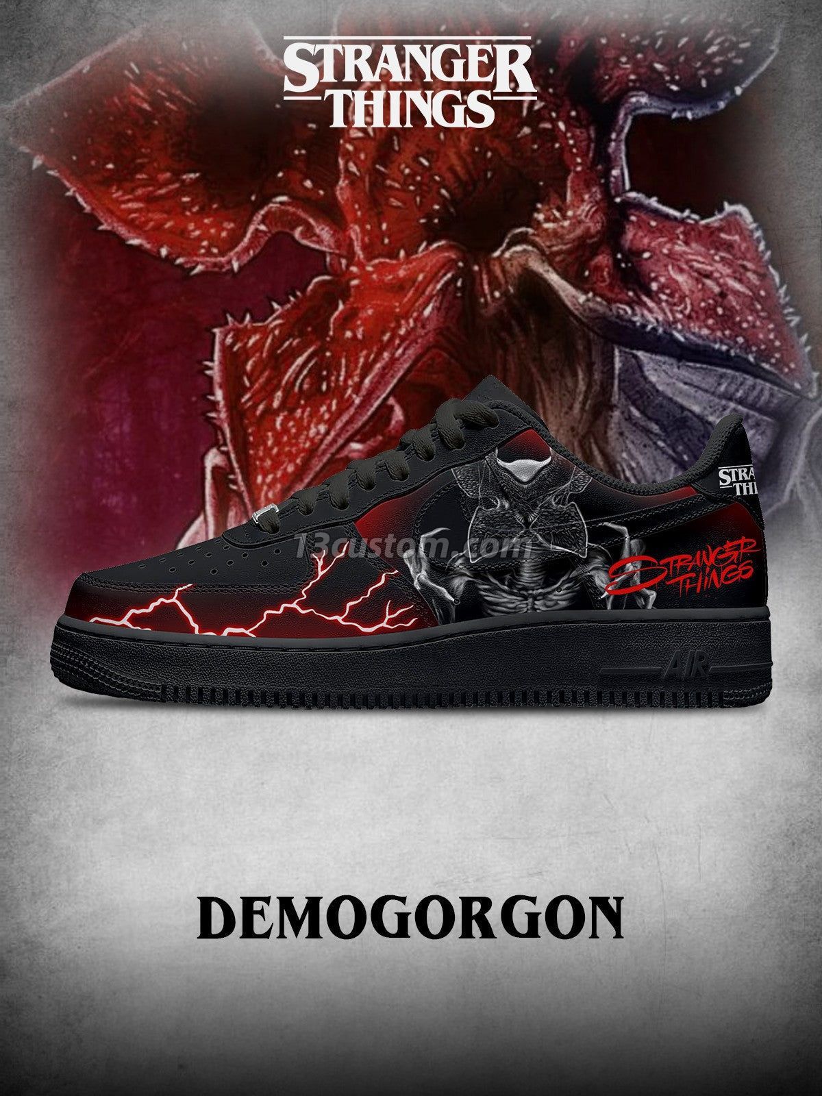 AF1 怪奇物語-魔神 V1 客製化運動鞋 主圖
