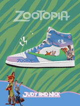 Judy Hopps Nick Wilde V.1 Custom TS High Sneakers