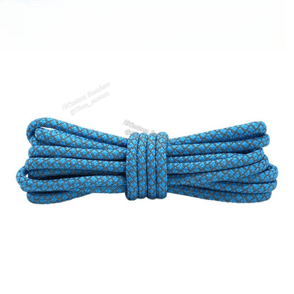 Cordones redondos reflectantes de 18 colores