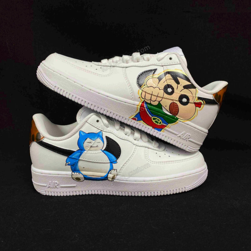 0508-호피 무늬 크레용 신짱과 뚱이