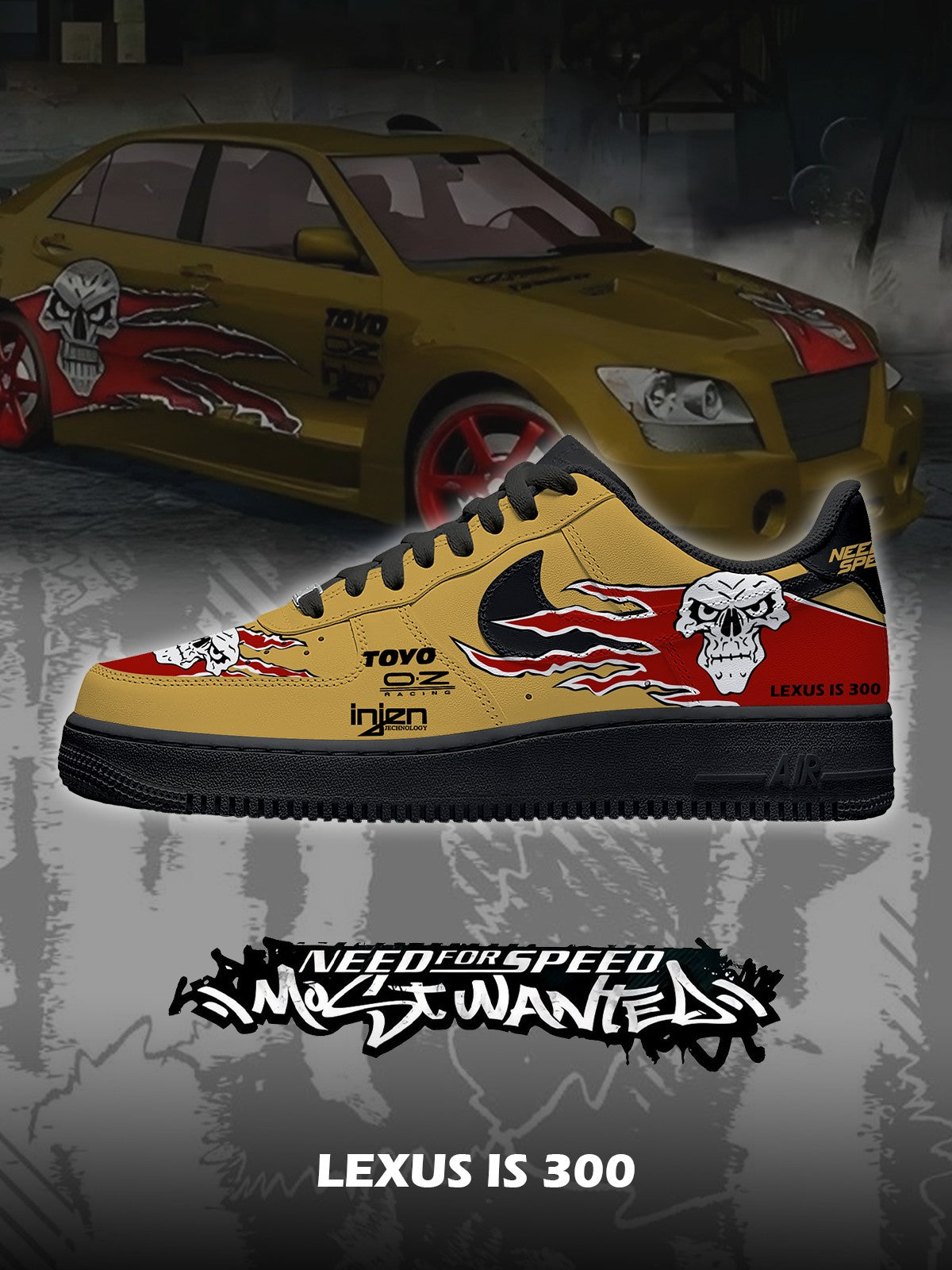 L. IS 300 V.1 Custom Air-Style Sneakers