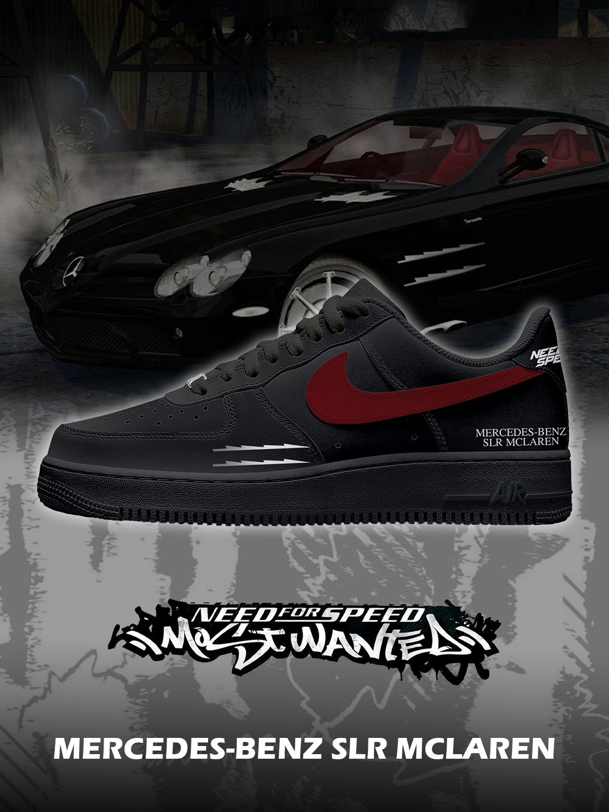 M. SLR McLaren V.1 Custom Air-Style Sneakers