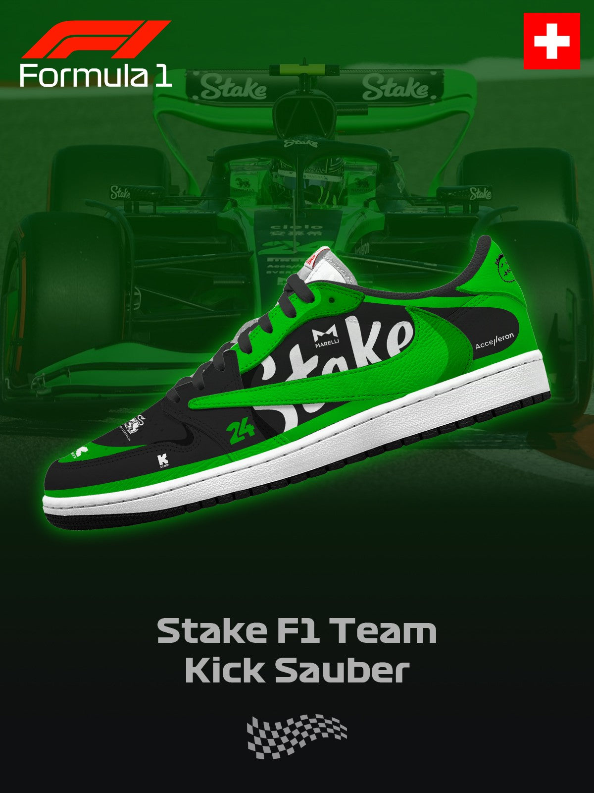 Sauber F.1 Custom TS Low Sneakers