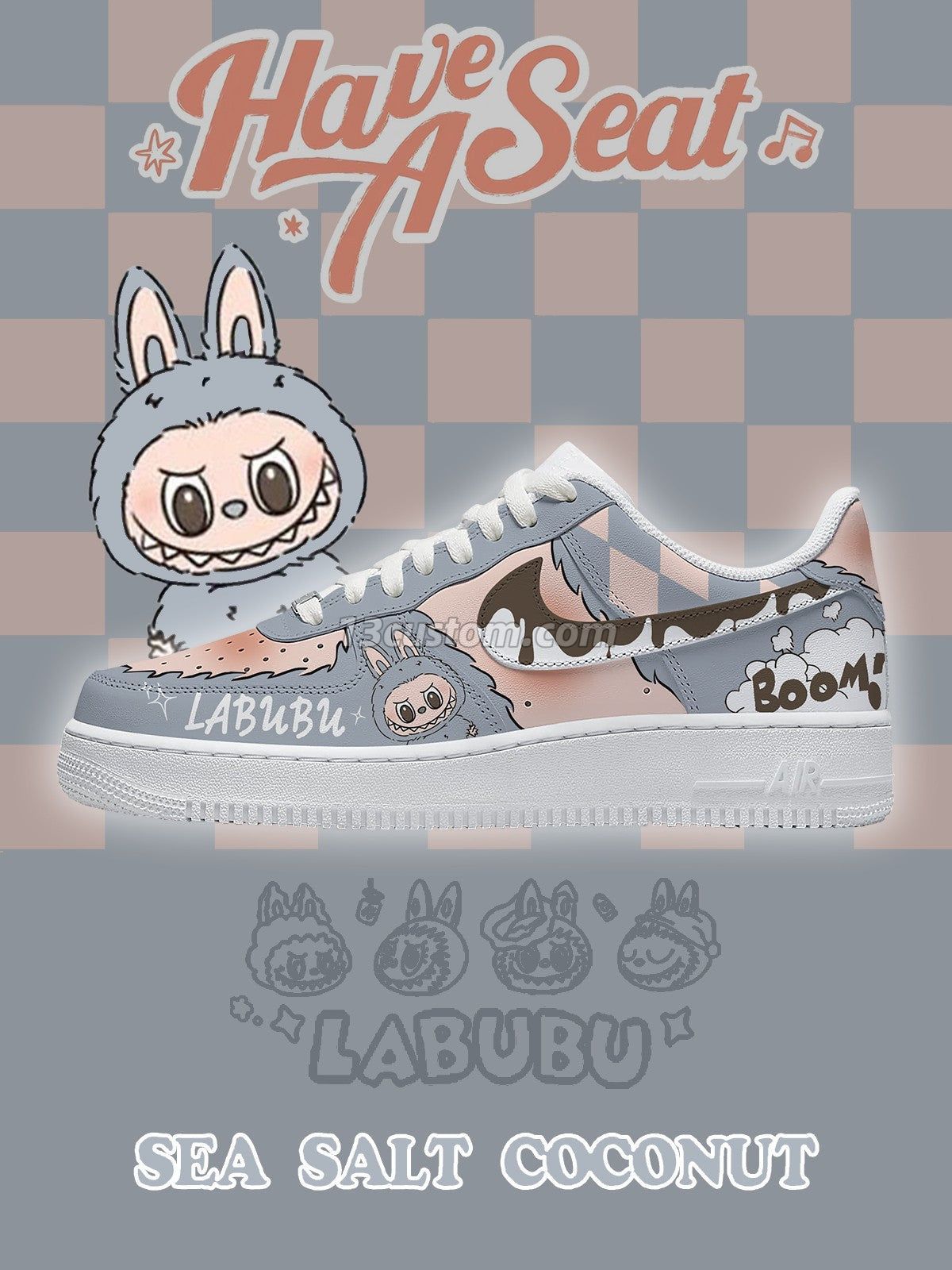 AF1 Sea Salt Coconut客製化運動鞋-V3款 主圖