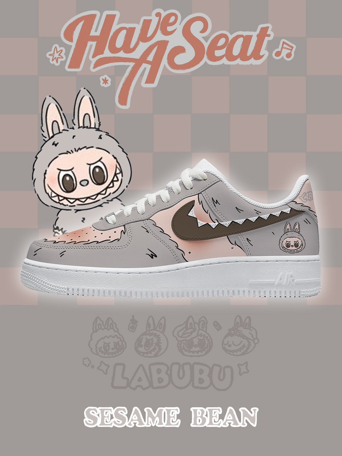 Sesame Bean V.1 Custom Sneakers - 13custom