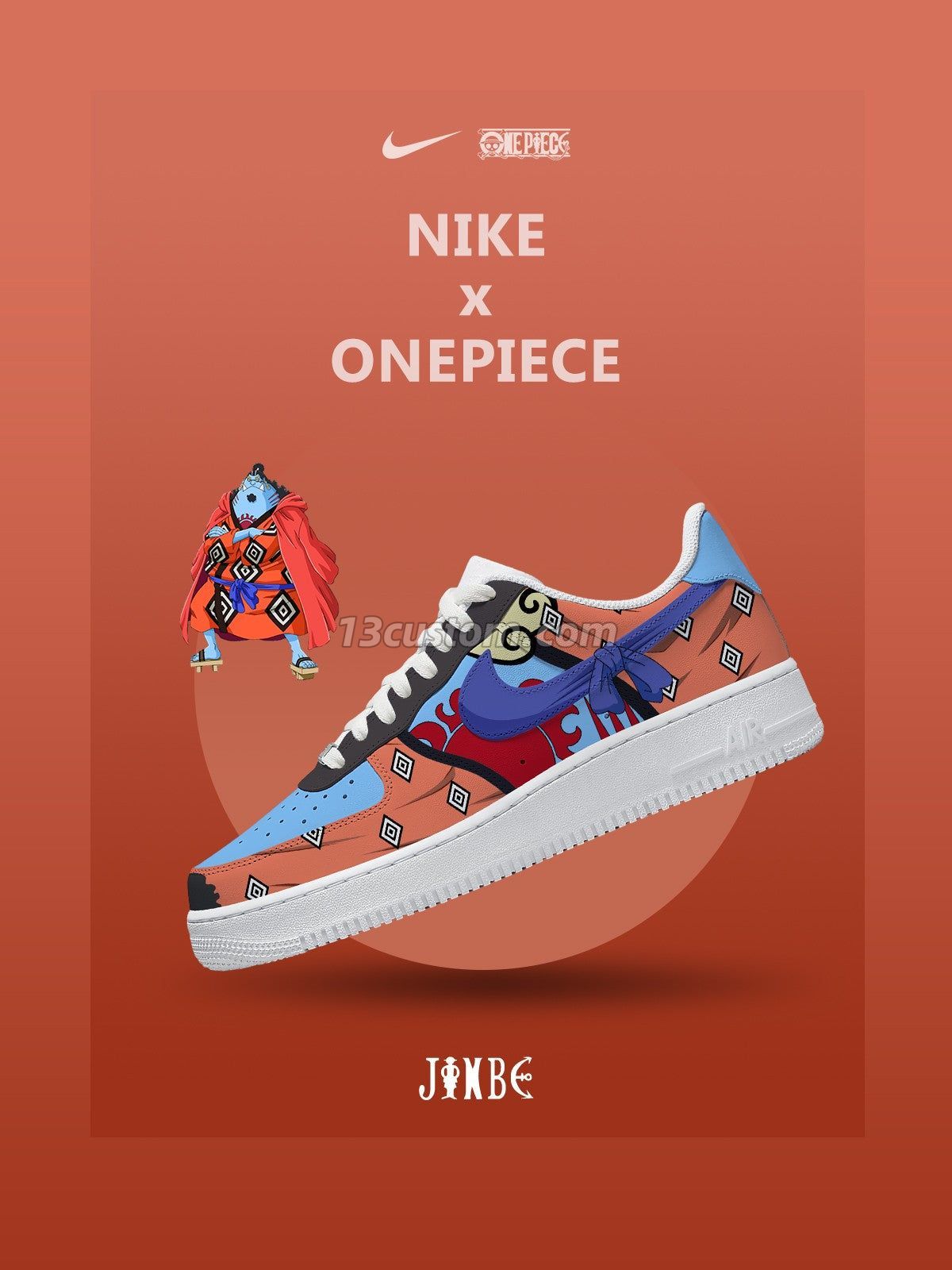 AF1 航海王-吉貝爾 V2 客製化運動鞋