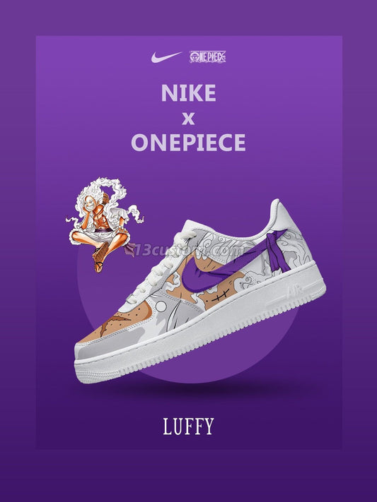 Monkey D. Luffy V.5 Custom Sneakers