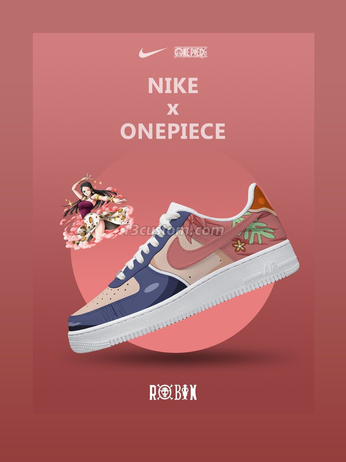 AF1 航海王-妮可·羅賓 V3 客製化運動鞋