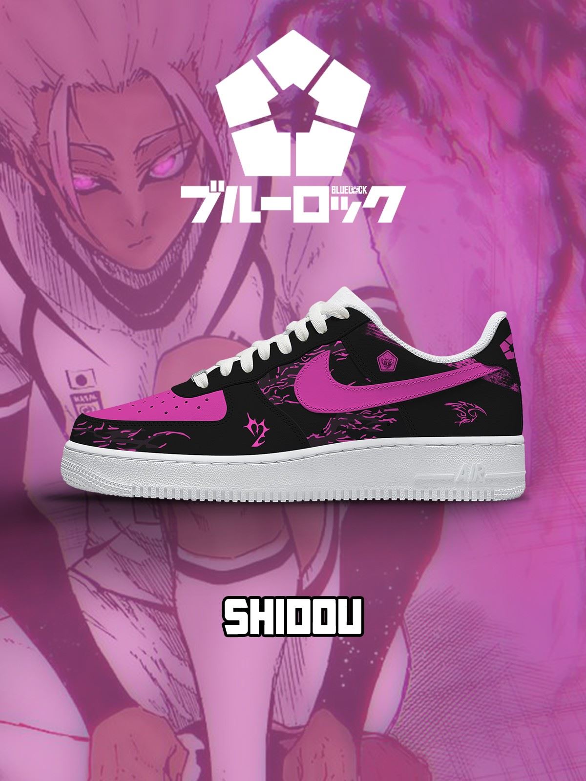 Ryusei Shido No.1 Custom Sneakers - 13custom