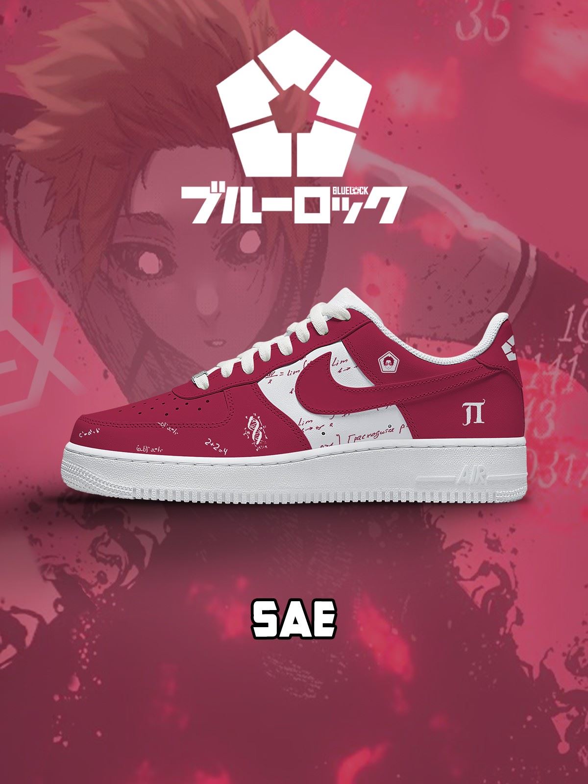 Sae Itoshi No.1 Custom Sneakers - 13custom