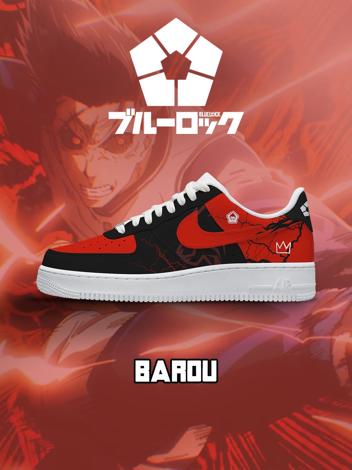 Shoei Baro No.1 Custom Sneakers - 13custom