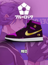 Reo Mikage No.1 Custom High-Top Sneakers