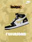 AJ1 H Fukurodani Academy客製化 高幫-頂級 運動鞋-V1款