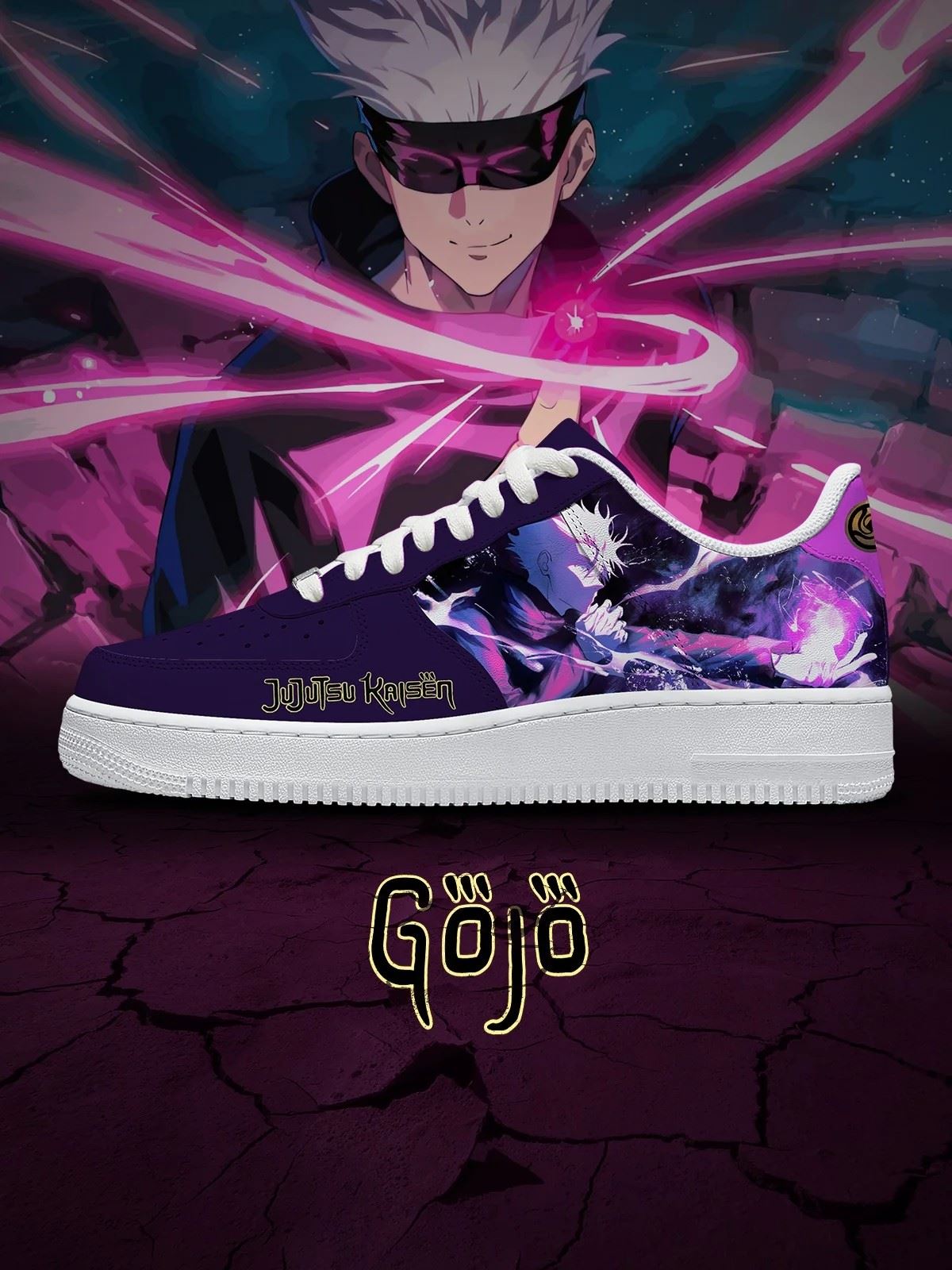 Satoru Gojo No.3 Custom Sneakers