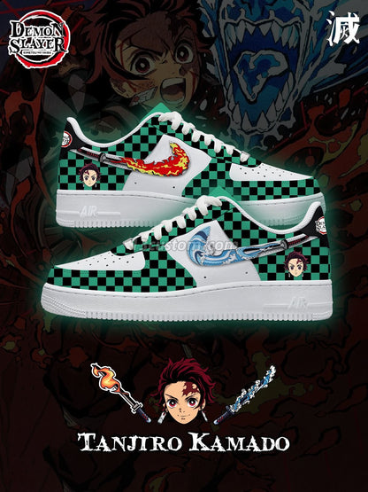 Tanjiro Kamado V.2 Maßgeschneiderte Sneaker