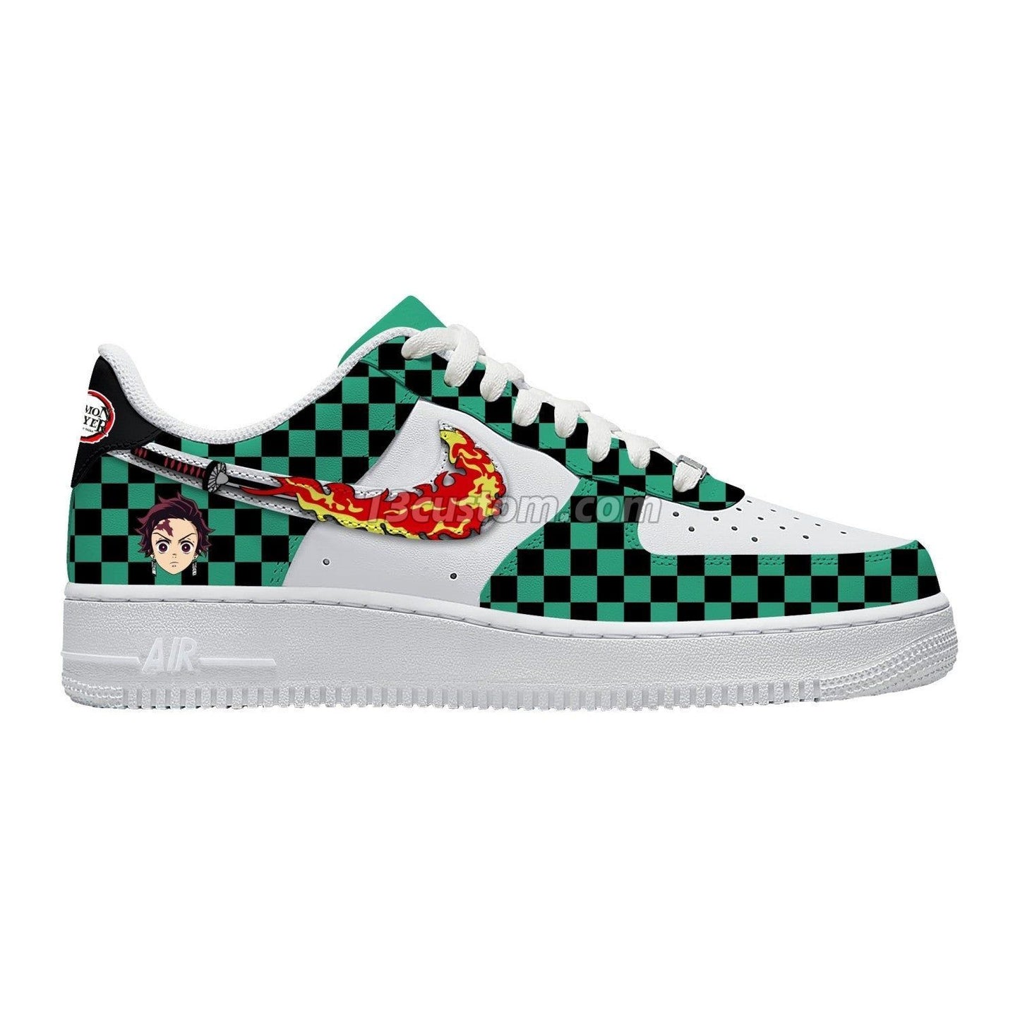 Tanjiro Kamado V.2 Maßgeschneiderte Sneaker
