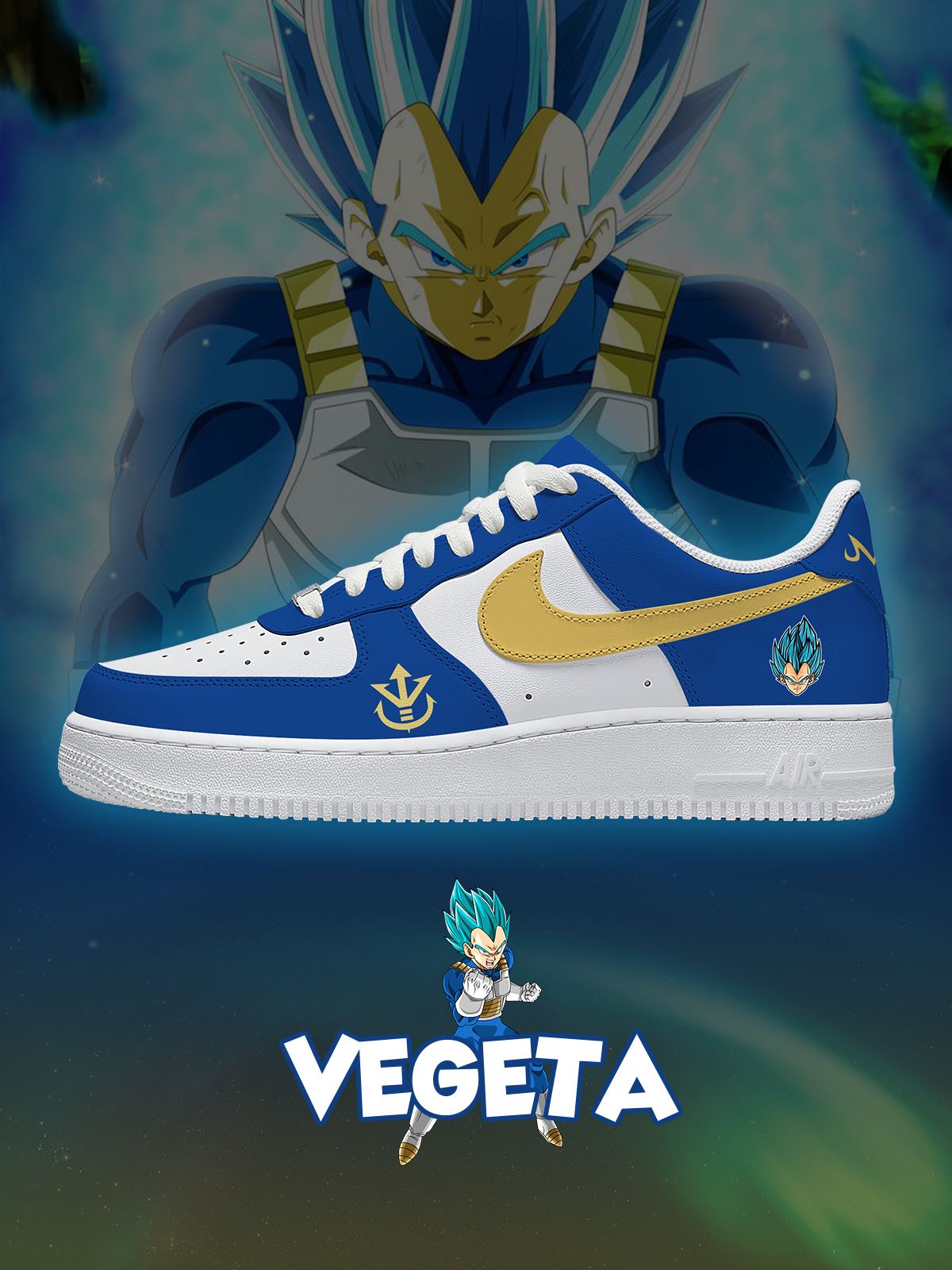 Vegeta No.1 Custom Sneakers - 13custom