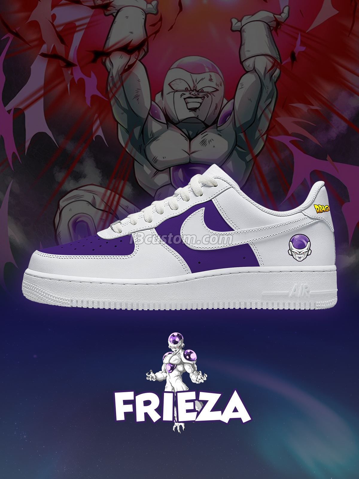 AF1 七龍珠-弗力札 客製化運動鞋