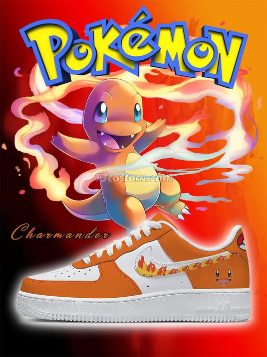 No.0004 Charmander Custom Sneakers