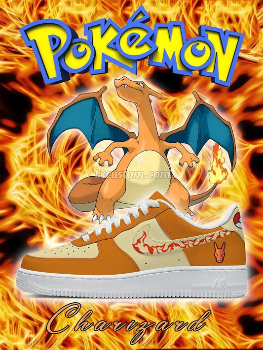 No.0006 Charizard Style 1 Custom Sneakers