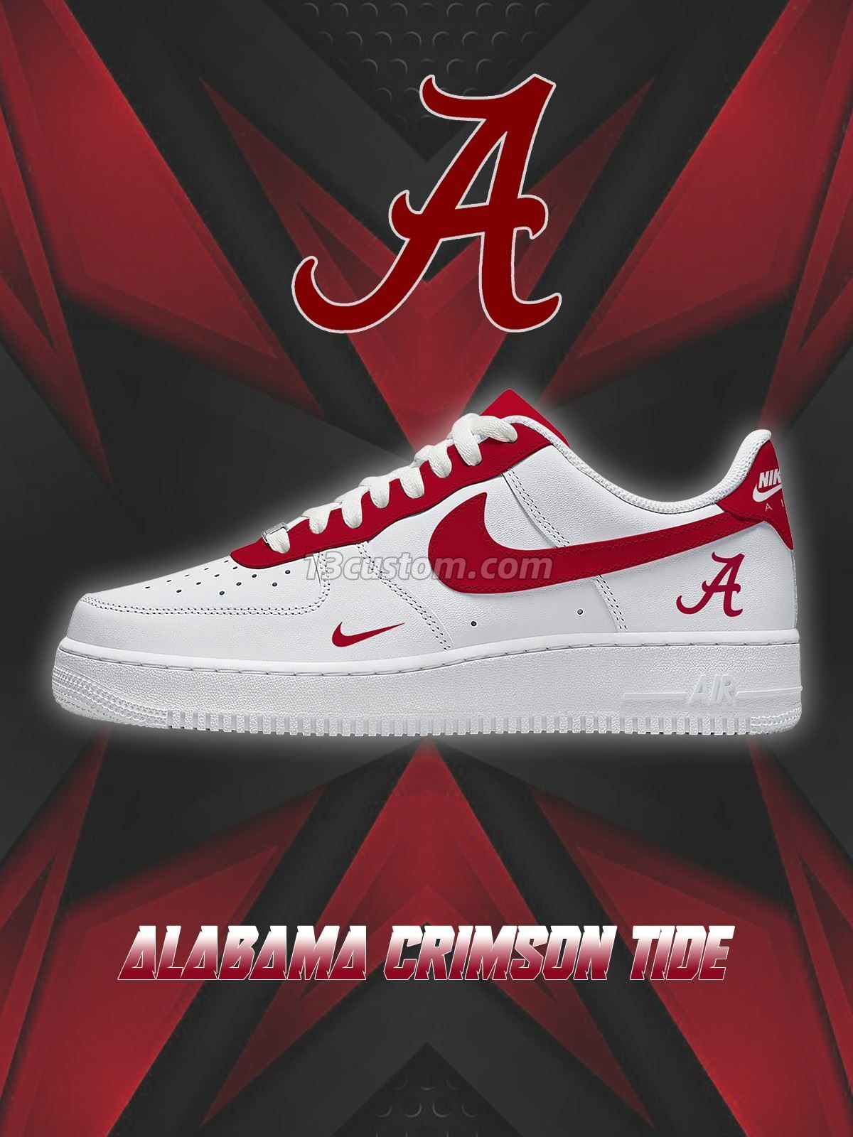 Alabama College Custom Sneakers