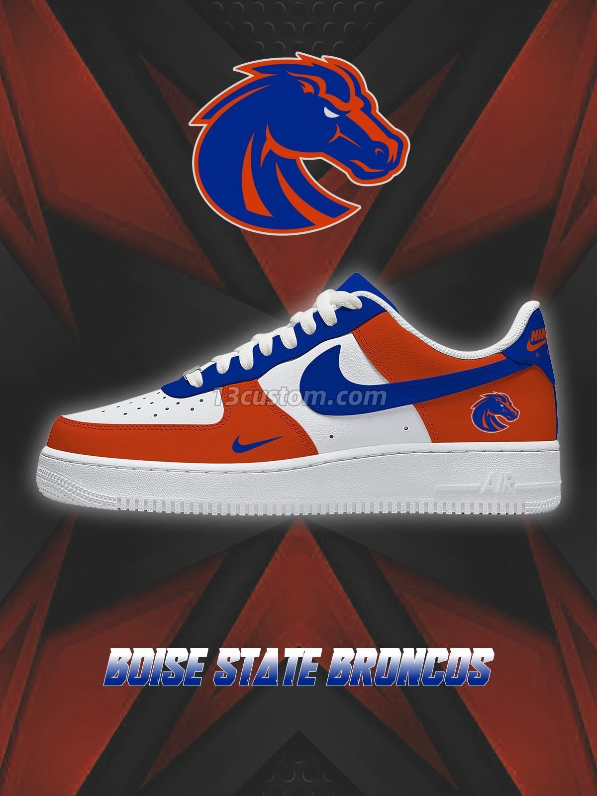 Boise State College Custom Sneakers