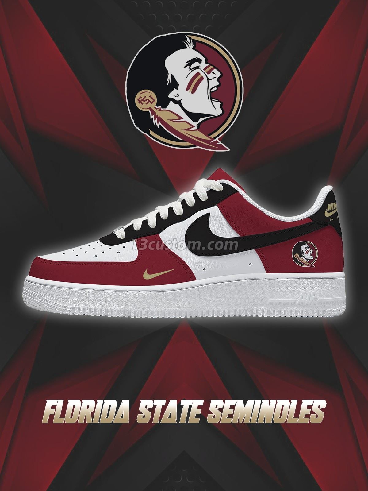 AF1 佛羅裡達州立 大學隊 客製化運動鞋-V1款 Main image