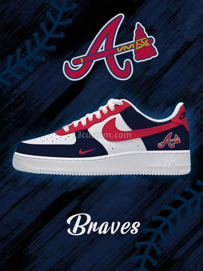Atlanta Baseball Custom Sneakers