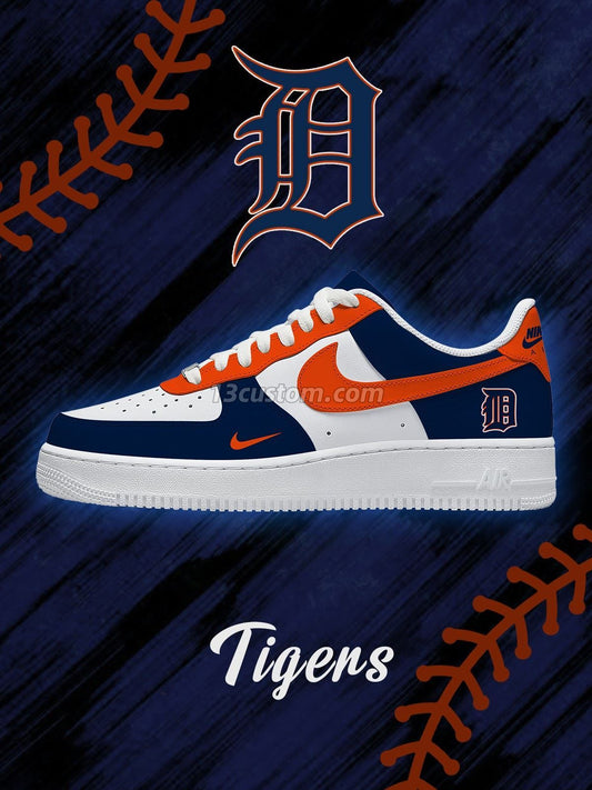 Detroit Baseball Custom Sneakers
