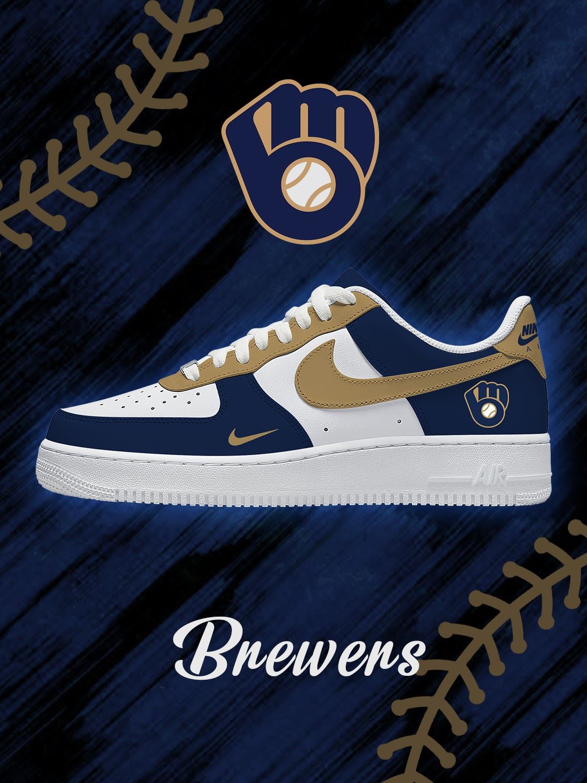 Milwaukee Baseball Custom Sneakers