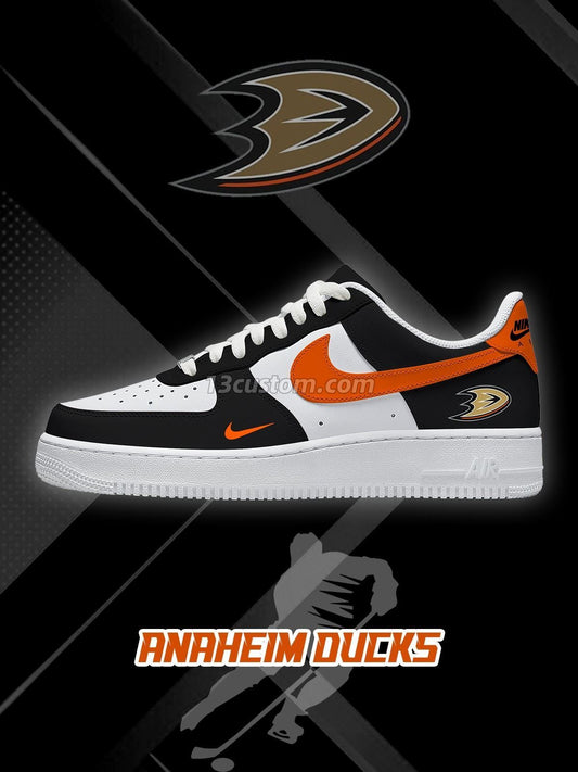 Anaheim Hockey Custom Sneakers