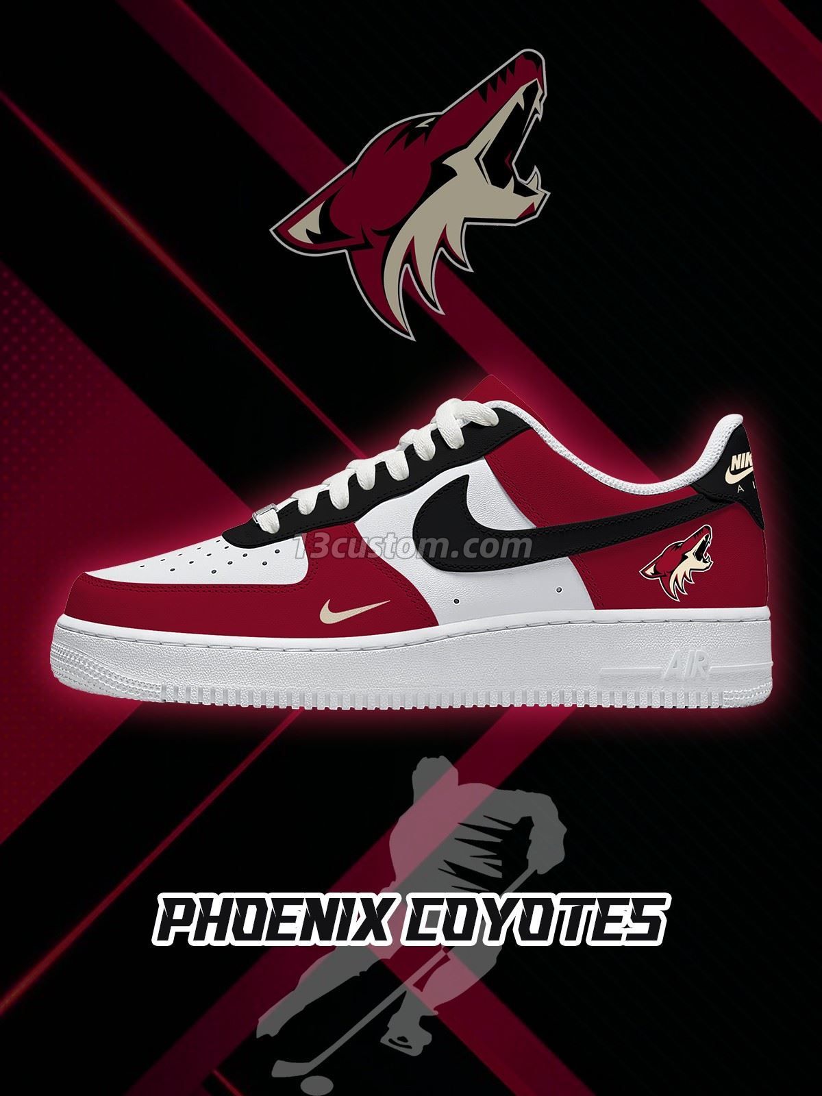 Arizona Hockey Custom Sneakers