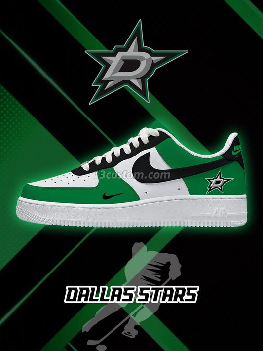 Dallas Hockey Custom Sneakers