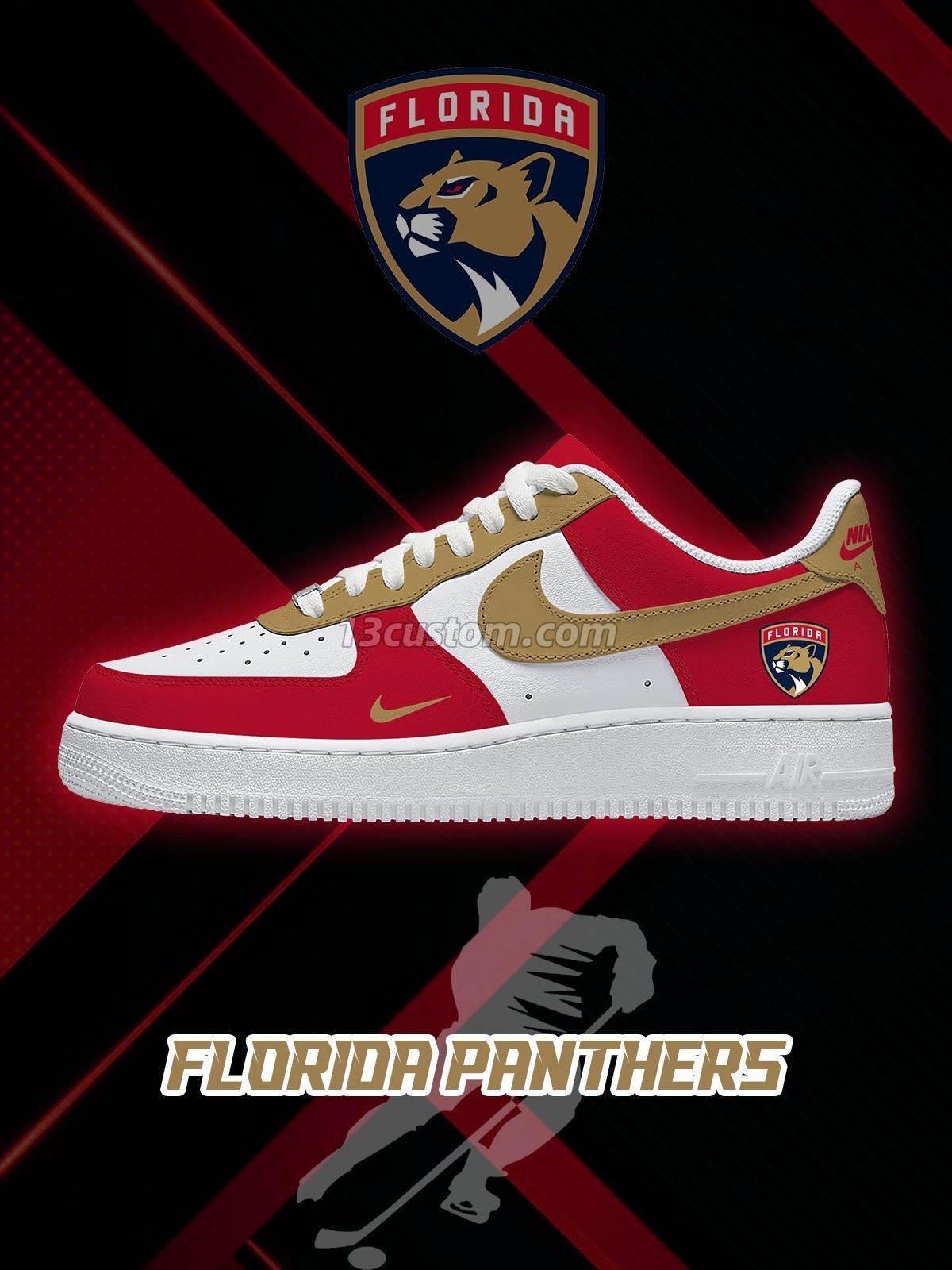 AF1 佛羅裡達 冰球 客製化運動鞋-V1款