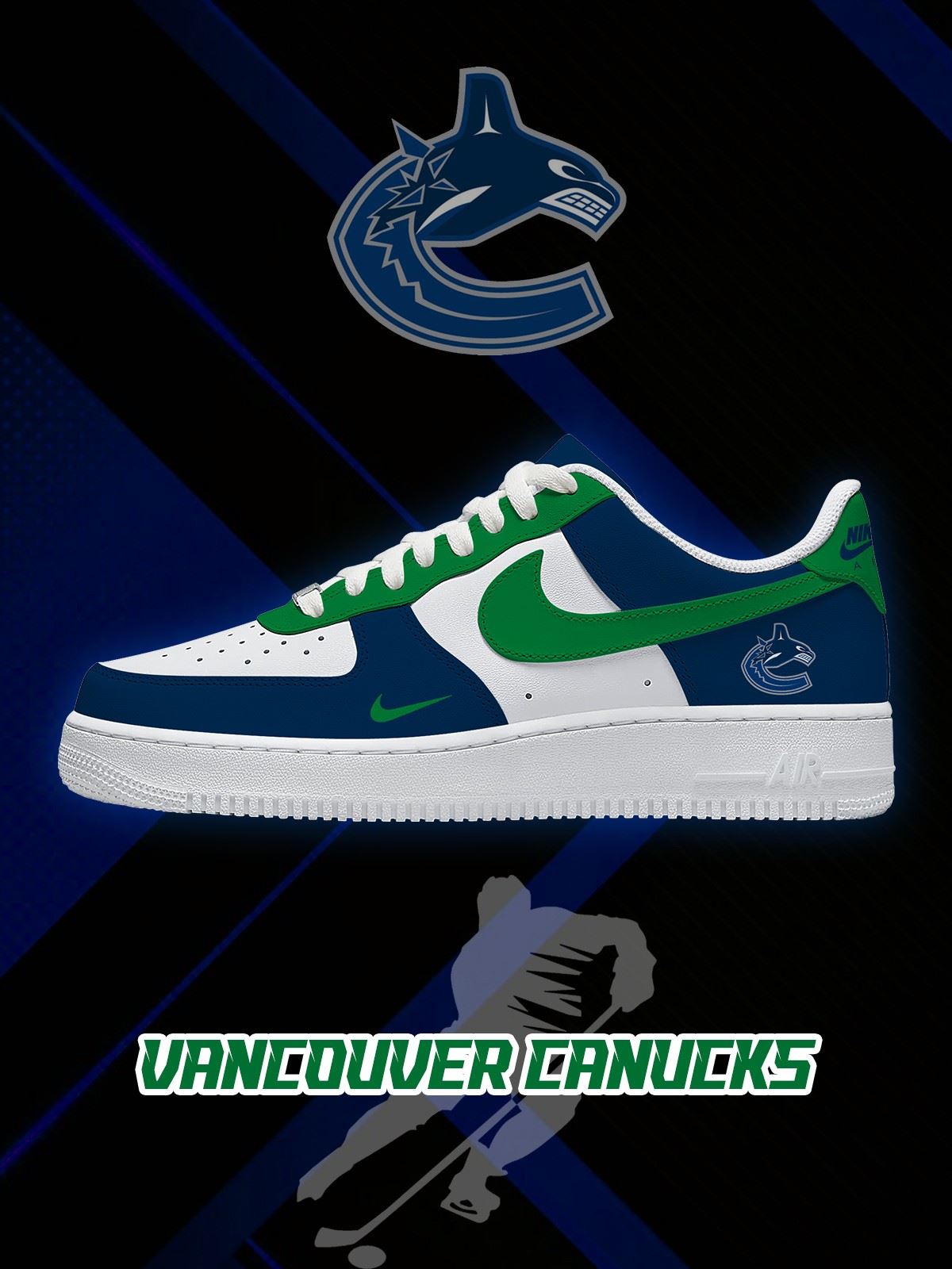 Vancouver Hockey Custom Sneakers