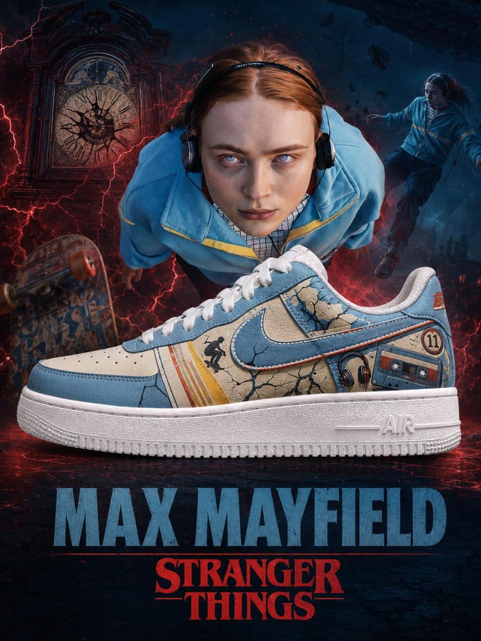 Max Mayfield V.8 Custom Air-Style Sneakers