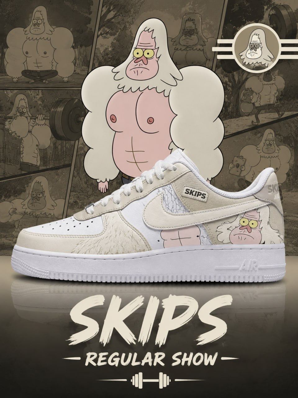 Skips V.1 Custom Air-Style Sneakers