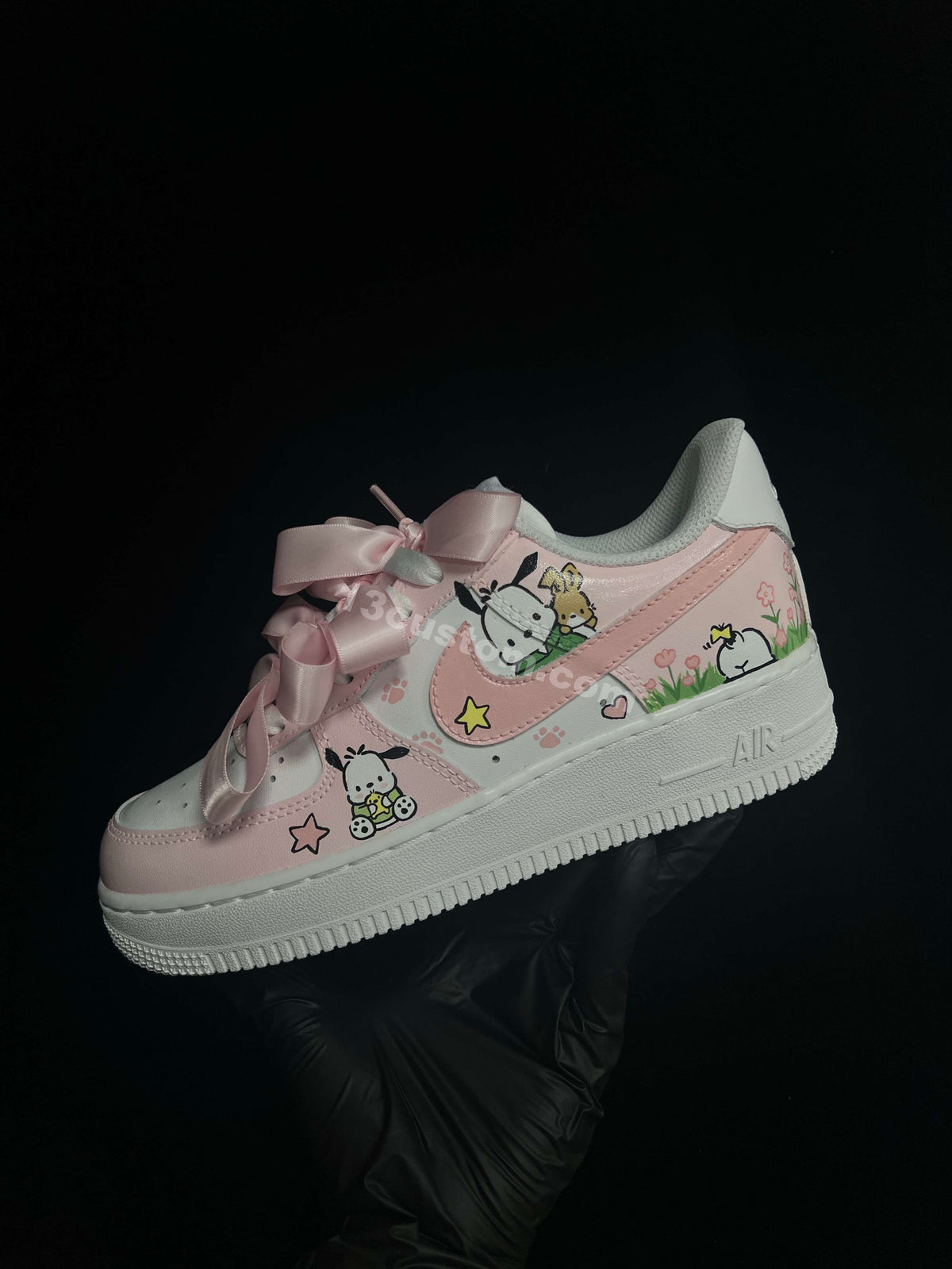 AF1 粉紅色帕恰狗蝴蝶結