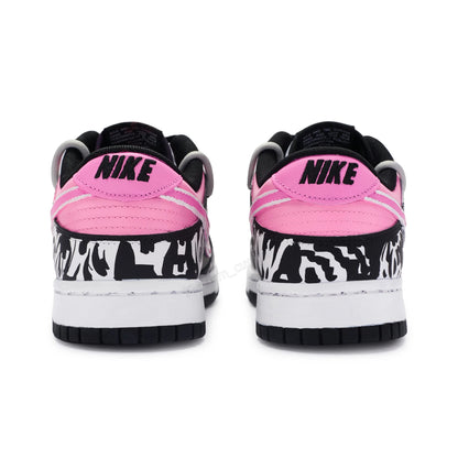 0453-Black and White Powder Deconstructed Texture 2D