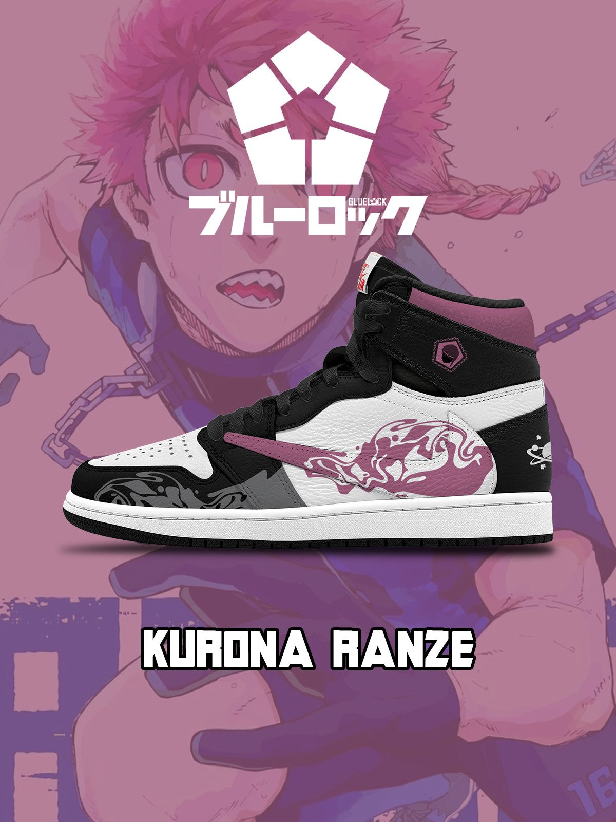 Kurona Ranze V.1 Custom TS High Sneakers - 13custom